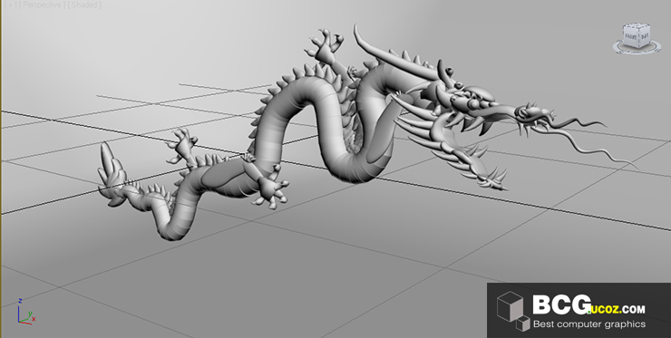 Dragon Statue 3ds max model free download - Statue 3d model free - Dragon 3d model FREE download