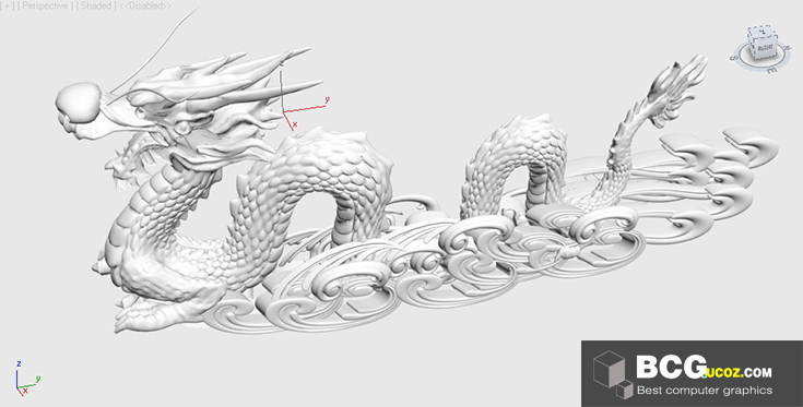 Dragon Statue 3ds max model free download - Statue 3d model free - Dragon 3d model FREE download