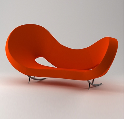 Chair model 3ds max - Victoria chair