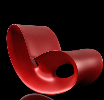 Chair model 3ds max - Voido Rocking Chair