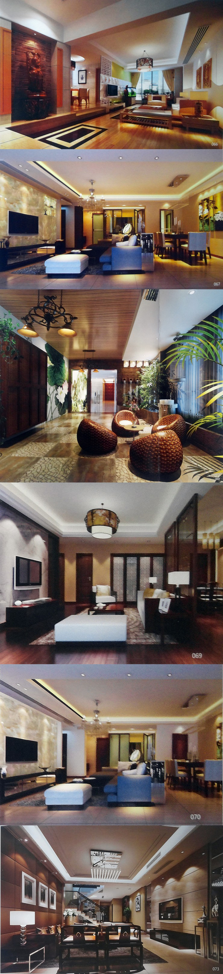 Living-room interior design 3ds max model 2014