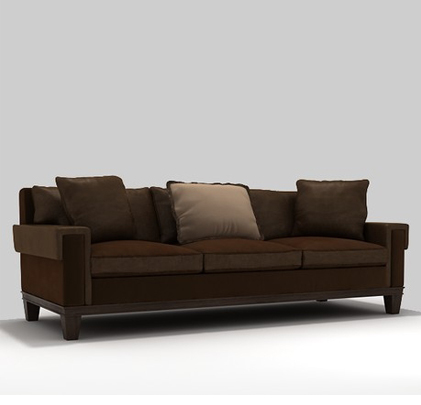 Sofa 3ds max model - Well Suited sofa